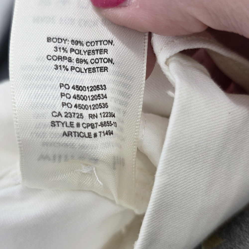 New Wilfred Free Day Off Pleated White Pants 00 - Picture 5 of 6